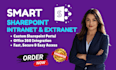 build and optimize sharepoint intranet portal, microsoft, power automate, spfx