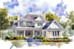 paint watercolor house portrait
