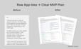 turn your raw app idea into a clear mvp plan
