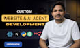 develop custom ai agents and reactjs web apps as a full stack developer