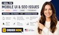fix mobile UI and SEO issues on duda umso carrd zyro typedream website