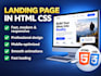 a responsive landing page in HTML