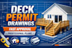 create deck permit drawings, plans, and construction documents