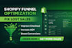 do shopify funnel optimization to boost conversion rate and aov