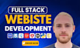 do website development as full stack web developer, PHP laravel HTML CSS react