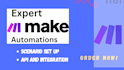 create your make com scenario make com automation
