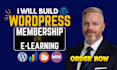 build wordpress membership and subscription websites lms paid access recurring