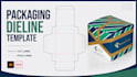 create custom box packaging dieline cut lines and design