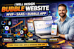 design bubble website bubble mvp saas bubble app developer