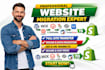 wordpress migration migrate wix magento godaddy squarespace to shopify website