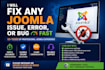 fix joomla errors, bugs, and database issues