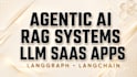 build ai agents, ai chatbot, llms, rag systems with langchain and langgraph