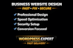 design business wordpress website, fix speed and security issues