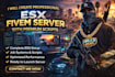 setup esx fivem server with custom scripts and optimization