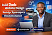 build duda website redesign create squarespace develop high converting website