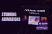 design creative website with gsap animations and interactions