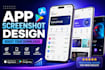 design app screenshots, play store or app store screenshots