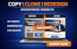 copy clone wordpress website duplicate wordpress redesign website with elementor