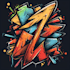 design a stylish graffiti inspired logo