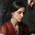 paint a real oil portrait