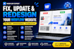 fix, redesign, update, and customize your webflow website as a webflow expert