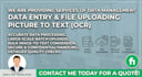 fast data entry and file upload services