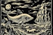 create artistic linocut illustration