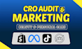 promote shopify beauty store with shopify marketing sales funnel and facebook ad
