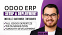 install, customize and deploy odoo erp with modules, integrations and support