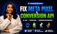setup and fix meta pixel, conversion api and ecommerce event tracking