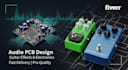 audio pcb design for guitar pedals, electronic circuits, mixer preamps amplifier