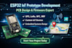 develop iot prototypes with pcb design, esp32, gps, lora, nfc and nrf wifi ble