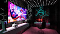design 3d gaming room, isometric room design, 3d streaming room