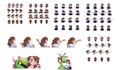 create custom gen 2,3,4,5 pokémon, fakemon, overwold trainer pixel art sprites