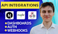 integrate apis and webhooks in your next js app