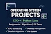 help with operating system assignments, linux tasks, and c