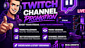 do twitch live stream promotion for viewers