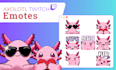provide ready to use axolotl twitch emotes
