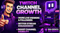 do twitch channel promotion, twitch live viewers