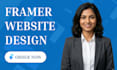 create framer website design, framer landing page