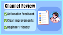 review your twitch channel and give feedback