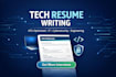 write tech resume, IT, cybersecurity, cv maker, tech sales,engeneering resume