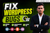 fix wordpress bugs, errors and woocommerce issues fast