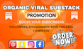 do substack promotion substack newsletter organic substack subscribers