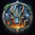 provide a fantasy, rpg, sci fi logo design