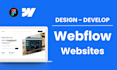 build a premium webflow website with client first and advanced interactions