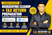 clean and finalize your books and prepare US llc tax return