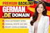 build premium germany backlink on high authority de domain