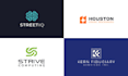 do modern minimalist custom business logo design