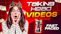 do fast paced talking head video editing